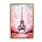 Stupell Industries Blush Watercolor Eiffel Tower Floating Frame, design by Creative Studio